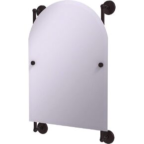 Allied Brass MC-27-94-GLY Monte Carlo Arched Top Frameless Rail Mounted Mirror, Golden Yellow in Saudi Arabia
