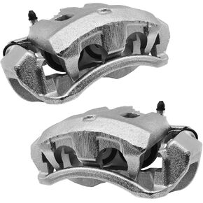 Set of 2 Rear Brake Caliper Assembly with Bracket Compatible with Ford F-250 F-350 Super Duty 2000-2004, Excursion 2000-2005|Rear Driver & Passenger Brake Calipers for 18-B4753 & 18-B4752