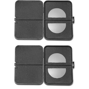 OKH 2-pack Stick-on Bifocal Lenses Reader, Adhesive Magnifying Reading Lenses for Glasses Goggles, No Water Needed