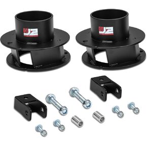 J2 Engineering 2.5" Leveling Lift Kit Compatible With 14-24 Ram 2500/13-24 Ram 3500 4WD, Coil Spring Spacer Shock Extensions Brackets, J2-LK-DG-F-SE-016-BK