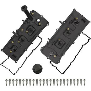 Engine Parts Valve Covers Compatible with Infiniti QX56 Nissan Armada Pathfinder Titan NV2500 NV3500 5.6L V8 2004-2017 Replace 13264-ZE01A 13264-ZE00A 13264-7S000 13264-7S010
