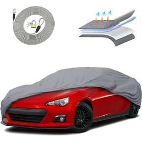 Motor Trend Custom Fit Car Cover for Toyota 86 Subaru BRZ Scion FRS, All-Weather Protection for Cars Trucks & SUVs UV Resistant Waterproof Scratch-Resistant Vehicle Cover for Outdoor Indoor