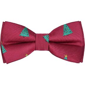 Kids Bow Tie Christmas Bow Tie Adjustable Neck Bowtie for Kids Wedding Party Christmas ﻿