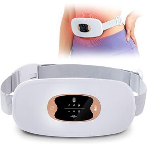 وسادة تسخين محمولة لاسلكية للتشنجات - وسادات تسخين الحيض للتشنجات مع 3 مدلك + 3 إعدادات للحرارة - وسادة تسخين صغيرة قابلة لإعادة الشحن وقابلة للتعديل لفترة السفر للتشنجات - تخفيف آلام الدورة الشهرية in Kuwait