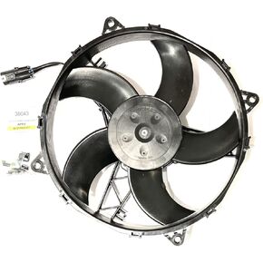 SPAL 30101550 M 11" Puller Radiator Condenser Fan 12 VOLT High Performance Curved Blade 1233 cfm VA26-AP50/CWP-44A w Female Vehicle Side Connector Kit/Sealed version of 30101512