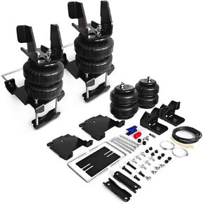 2PCS Air Spring Bags Suspension Kit for 2007-2018 Chevy Silverado 1500 and GMC Sierra 1500 with 6 Lug Wheels Pickups Rear Helper Bag Spring Towing 5000 lbs (7X1232)