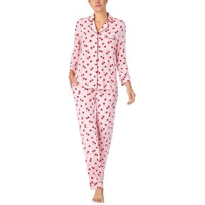 kate spade new york Women's 3/4 Notch Pj Set