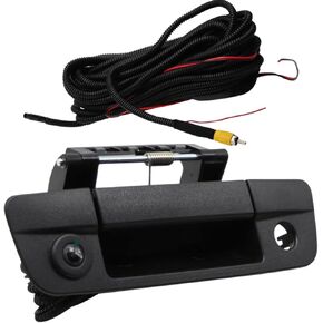 Rear Tailgate Handle Backup Rear View Camera Compatible with 2009-2017 Dodge Ram 68197873AA