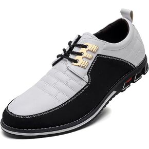 Men's Modern Oxford Leather Fashion Sneakers Walking Shoes Business Office Party Prom Dress Shoes Size 7-15