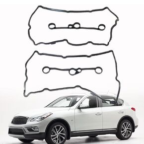 Priprilod Engine Valve Cover Gasket Set fit for Infiniti QX50 QX70 2014-2017 G37 2019-2013 Q40 Q50 2014 2015 Q60 2014-2017 EX37 2013 Nissan 370Z FX37 M37 Q70 Q70L 2009-2020 13270-EY01A 13270-EY01B