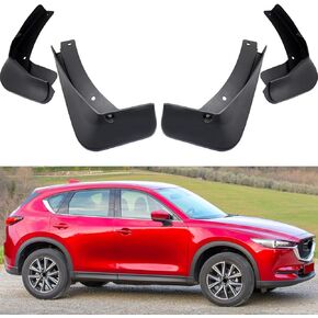Mudguards Mud Flaps Splash Guards Fenders Compatible with 2017-2021 Mazda CX-5, 4pcs Mud Guard Kit, Black