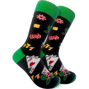 I'd Rather Be at the Casino Socks - Text on bottom of the socks