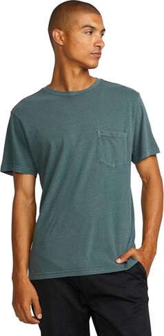 RVCA Men's PTC Pigment Dye Short Sleeve Premium Tee Shirt in Kuwait