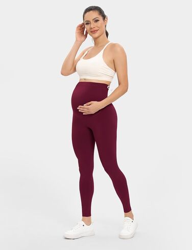 Buttergene Women's Maternity Leggings over the Belly Maternity Yoga Pants Workout Pregnancy Leggings in Saudi Arabia