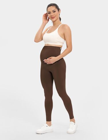 Buttergene Women's Maternity Leggings over the Belly Maternity Yoga Pants Workout Pregnancy Leggings in Saudi Arabia