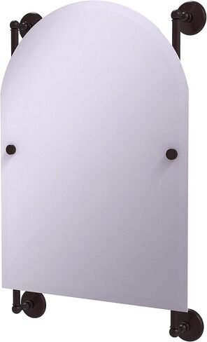 Allied Brass MC-27-94-GLY Monte Carlo Arched Top Frameless Rail Mounted Mirror, Golden Yellow in Saudi Arabia