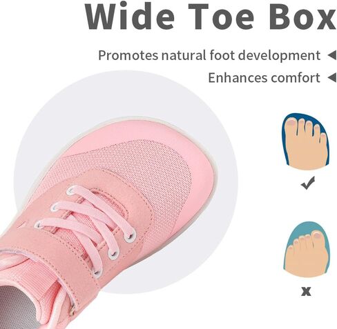 Drecage Toddler Kids Barefoot Shoes Boys Girls Sneakers Breathable Tennis Shoes Lightweight Walking Shoes in Saudi Arabia