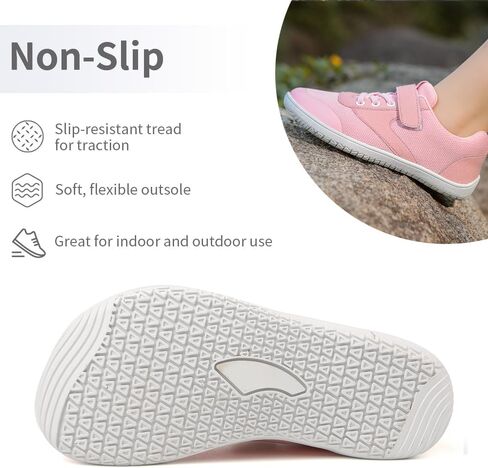 Drecage Toddler Kids Barefoot Shoes Boys Girls Sneakers Breathable Tennis Shoes Lightweight Walking Shoes in Saudi Arabia