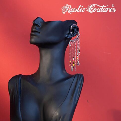 Rustic Couture's Western Earrings for Women Cowgirl Dangling Concho Statement Earring Jewelry gifts in Saudi Arabia