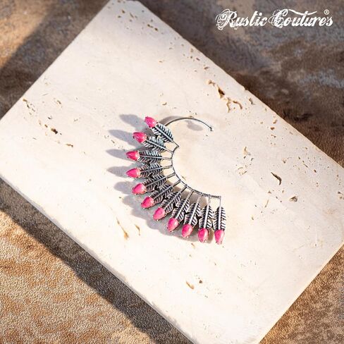 Rustic Couture's Western Earrings for Women Cowgirl Dangling Concho Statement Earring Jewelry gifts in Kuwait