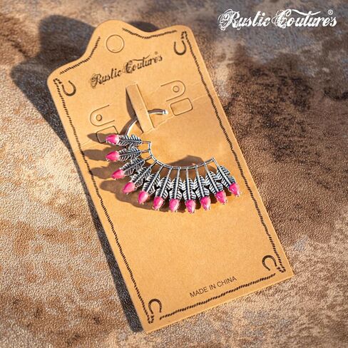 Rustic Couture's Western Earrings for Women Cowgirl Dangling Concho Statement Earring Jewelry gifts in Kuwait