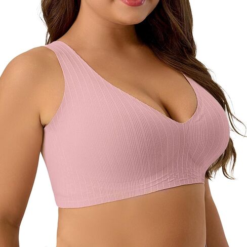 Push Up Bras for Women Wireless Bra Jelly Soft Support Seamless Comfortable Wire Free Bralette Small to Plus Size in Kuwait