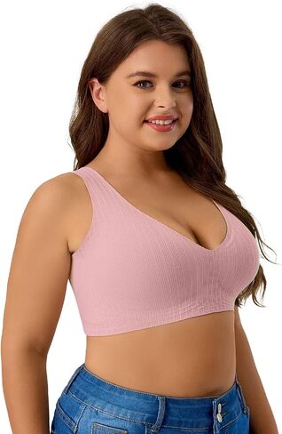 Push Up Bras for Women Wireless Bra Jelly Soft Support Seamless Comfortable Wire Free Bralette Small to Plus Size in Kuwait