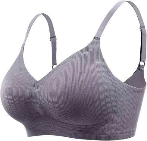 Push Up Bras for Women Wireless Bra Silicone Soft Support Seamless Comfortable Wire Free Bralette Small to Plus Size in Kuwait