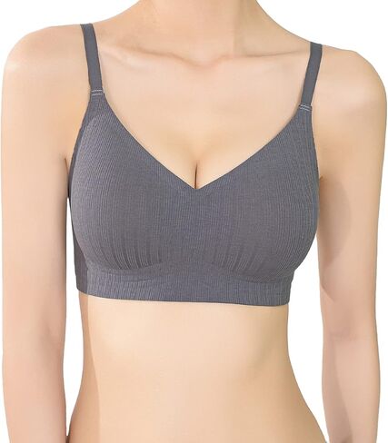 Push Up Bras for Women Wireless Bra Silicone Soft Support Seamless Comfortable Wire Free Bralette Small to Plus Size in Kuwait