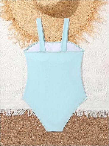 بدلة سباحة من قطعة واحدة للفتيات من SHENHE ذات ألوان متعددة، ملابس سباحة رياضية للشاطئ in Kuwait