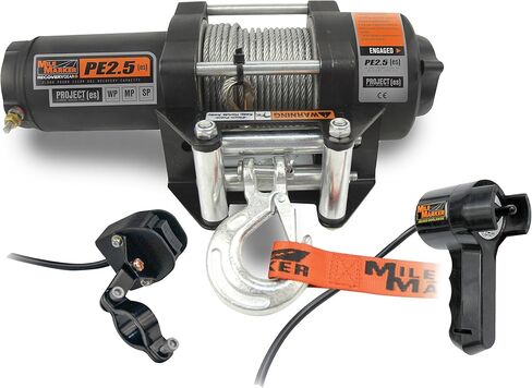 Mile Marker 77-50120W Winch PE5000 5000 lb. Pulling Capacity fits 1993 2000 Honda TRX300 FourTrax - Waterproof, 79′ of Steel Cable, All Metal Planetary Gearing, Aluminum Hawse Fairlead in Saudi Arabia