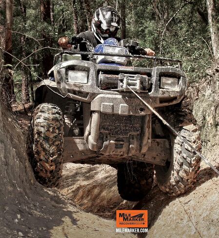 Mile Marker 77-50120W Winch PE5000 5000 lb. Pulling Capacity fits 1993 2000 Honda TRX300 FourTrax - Waterproof, 79′ of Steel Cable, All Metal Planetary Gearing, Aluminum Hawse Fairlead in Saudi Arabia