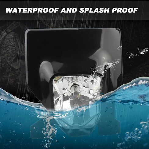 PowerMotor Dirt Bike Headlight, Motorcycle Round LED Headlamp For Husqvarna FC TC TE FE FX TX 125 250-450 501 FE250 FC250 TE300(Black) in Kuwait