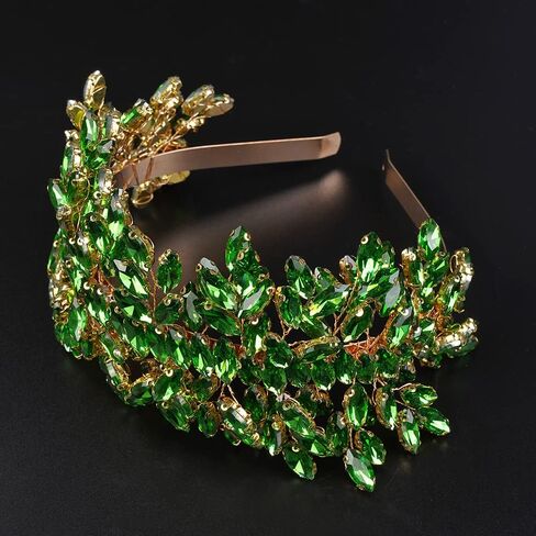 JWICOS Crystal Bridal Headband Tiara Wedding Headpiece for Bride Wedding Hair Accessories for Women and Girls in Saudi Arabia