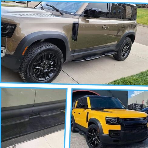 Side Steps Fit for Land Rover Defender 110 4dr L663 2020 2021 Running Board Nerf Bar Factory Style black in Saudi Arabia
