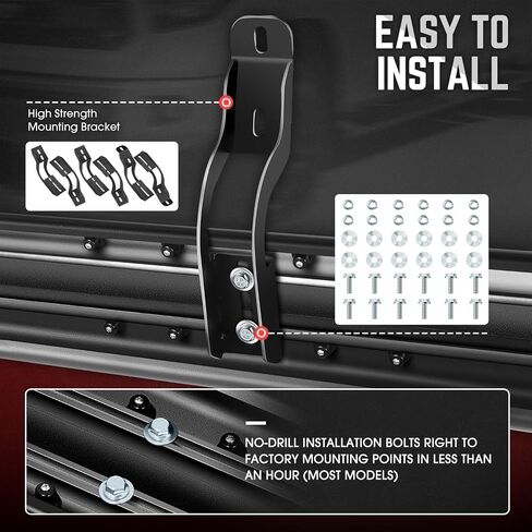 DNA MOTORING 6.75" Wide Flat Running Boards Side Step Bars Compatible with 2007-2021 Toyota Tundra Crew Max, STEPB-A-0036 in Saudi Arabia