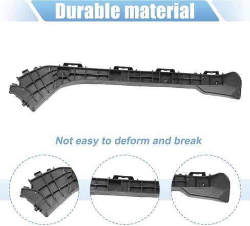 X AUTOHAUX 1 Pair Bumper Bracket Side Retainer for Toyota Prius Plug-In 2012-2015 No.5257647020/5257647021 in Saudi Arabia