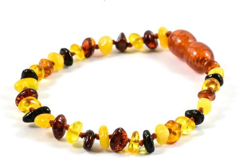 Baltic Amber Necklace and Amber Bracelet - Natural Amber from Baltic Region (13in. and 5.5in.) in Kuwait
