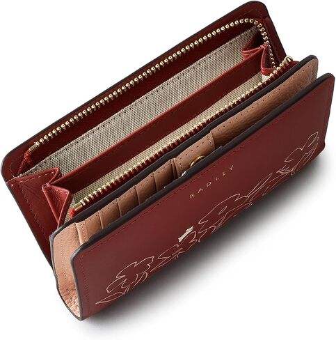 محفظة RADLEY London Linear Bloom متوسطة الحجم ثنائية الطي in Saudi Arabia