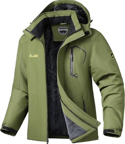 V.A.TOR 189 UNCO&BOROR Men's Ski Jacket Winter Warm Snow Coat Waterproof Hooded Outerwear Raincoats in Kuwait