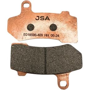 JSA 409 HH Motorcycle Brake Pads – Premium Powersports Brake Pads for Front and Rear – Fits Harley Davidson Models – Glide Brakes, Road King Brake Pads for Reliable Stopping Power