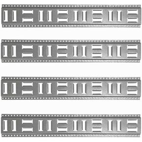 SNAP-LOC Fast-Track E-Track 16 Inch 4-Pack USA Galvanized Steel Horizontal Vertical