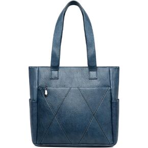 Tote Bags for Women PU Leather Shoulder Bag Zipper Hobo Purses Large Casual Handbag Work Travel Totes