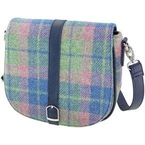 Women's Harris Tweed Beauly Shoulder Casual Bag Adjustable Strap Tartan Pattern Birthday Gift Mothr's day