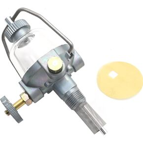 Fuel Sediment Bowl Glass Sediment Bowl Assembly, Replacement for Ford 8N 9N 2N NAA Tractor, Replaces 2NAA9155BGV 2NAA9155B