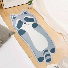 Capybara Rug - 18‘’×46‘’ Cute Long Cartoon Doormat, Non-Slip Animal Rug for Sofa, Stretched Animal Floor Mat for Bedroom, Entrance, Living Room