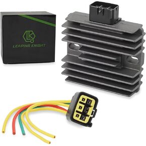 Voltage Regulator Rectifier with Plug 12V Replacement for Suzuki 450 500 700 750,YAMAHA Grizzly 660,YAMAHA V-Star 650,Honda TRX 500,Honda TRX400FA,21066-0705,21066-1127,32800-42F00