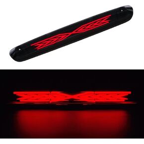 Third 3rd Brake Light for 07-13 Chevy Silverado/GMC Sierra 1500 2500HD 3500HD, X Style LED High Mount Stop Light Sequential Rear Center Roof Tail Lamp