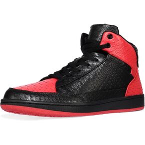 Soulsfeng Unisex Basketball Shoes Leather High Top Sneakers Comfortable Walking Skate Shoes