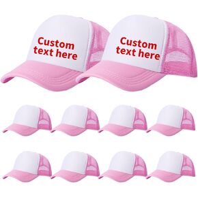 10 Pack of Blank Trucker Hat Men and Women Blank Hat DIY Graffiti Mesh Hat Hot Stamping Hats